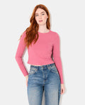 T-shirt manches longues en maille stretch