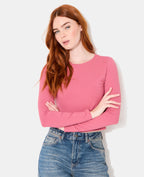 T-shirt manches longues en maille stretch