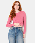 T-shirt manches longues en maille stretch