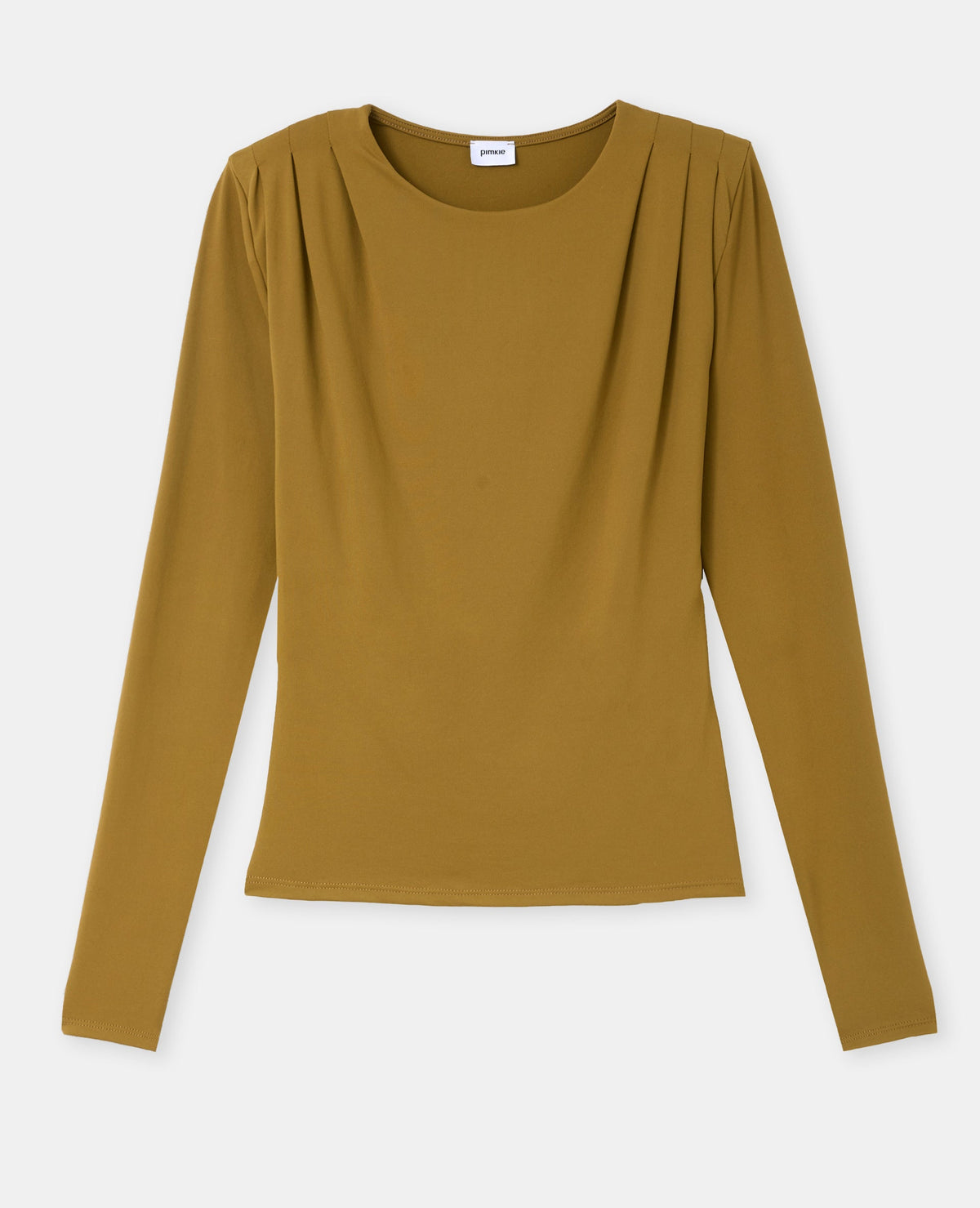 T-shirt manches longues avec épaulettes et pinces