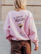 Sweat oversize avec print devant et dos
