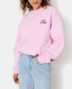 Sweat oversize avec print devant et dos