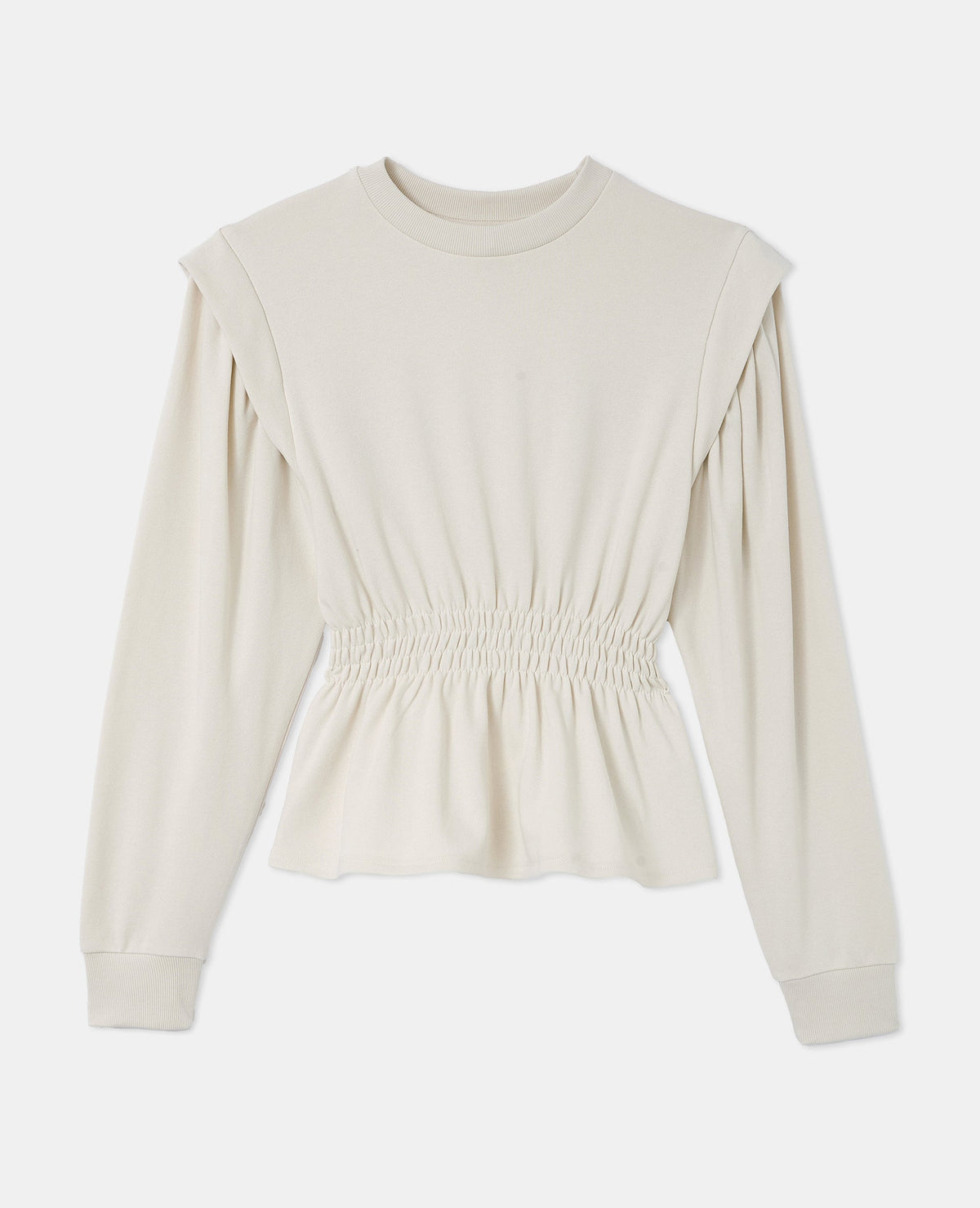 Sweat avec taille élastiquée