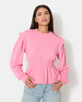 Sweat avec taille élastiquée