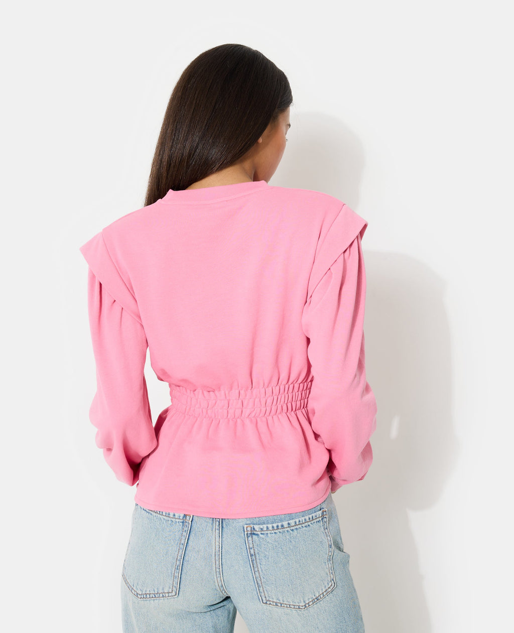 Sweat avec taille élastiquée