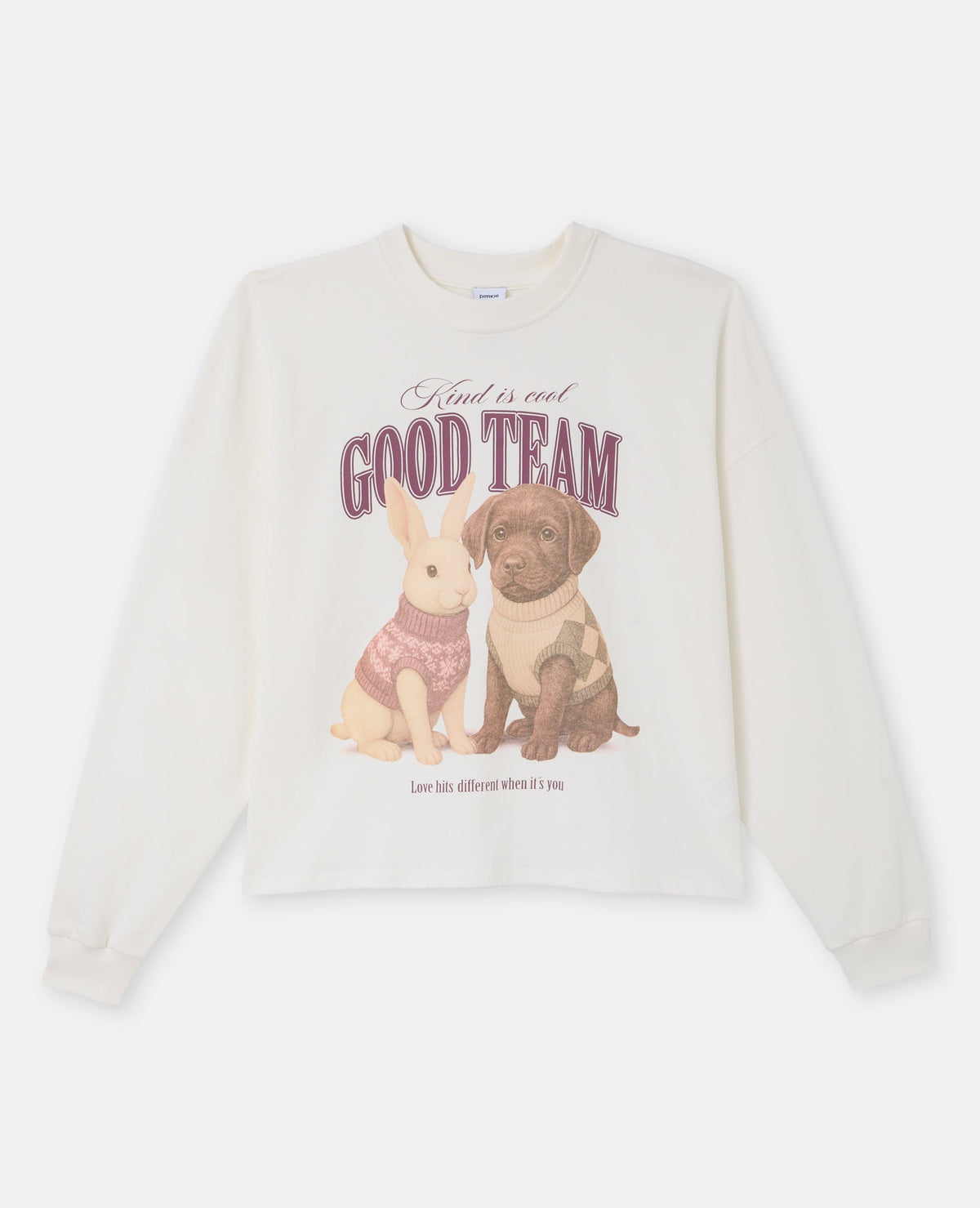 T-shirt manches longues avec print