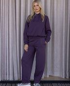 Sweat capuche avec jeux de couture