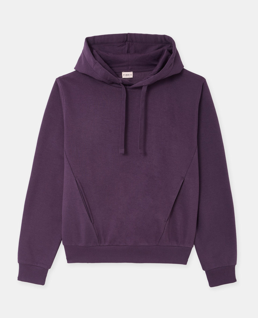 Sweat capuche avec jeux de couture