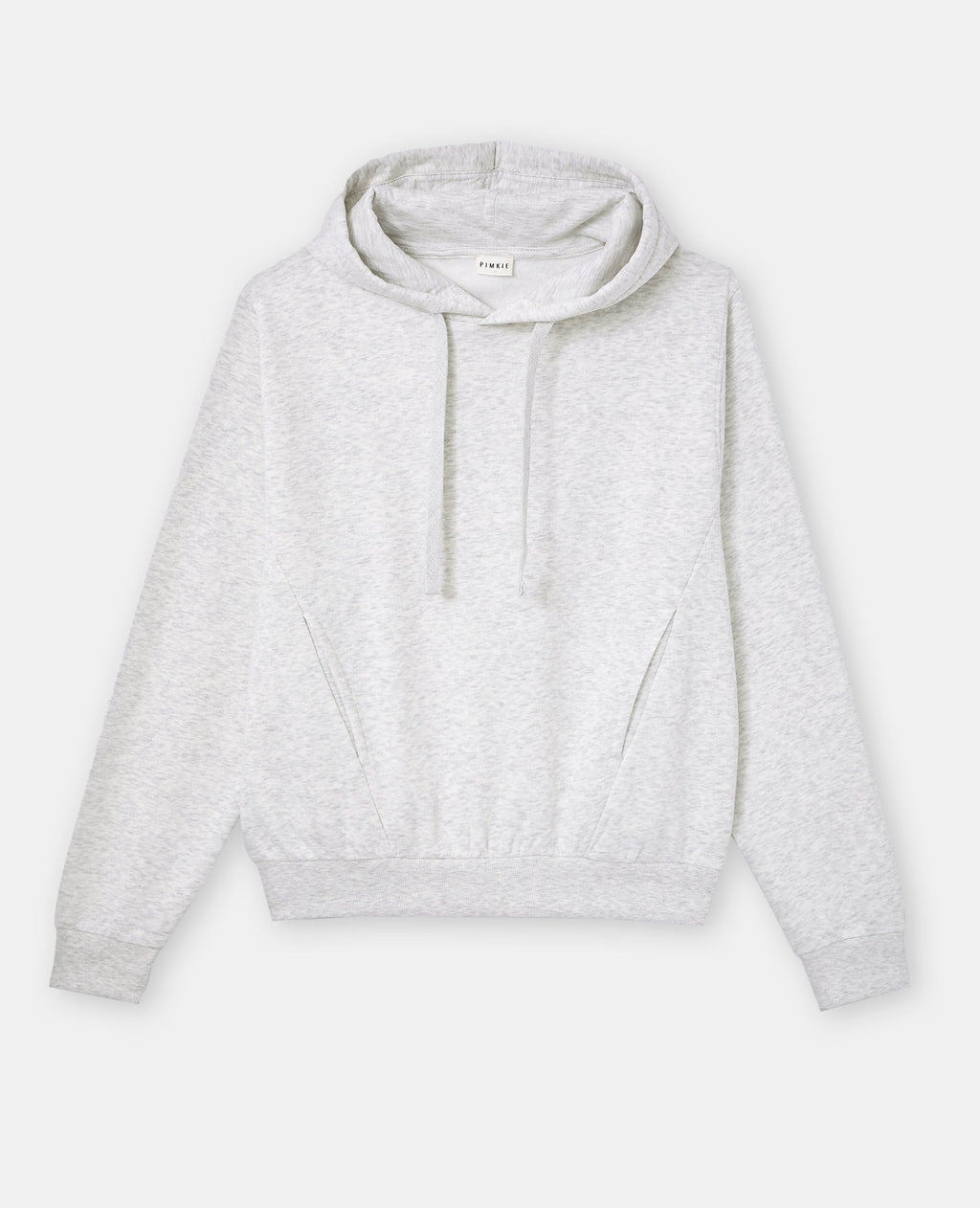 Sweat capuche avec jeux de couture