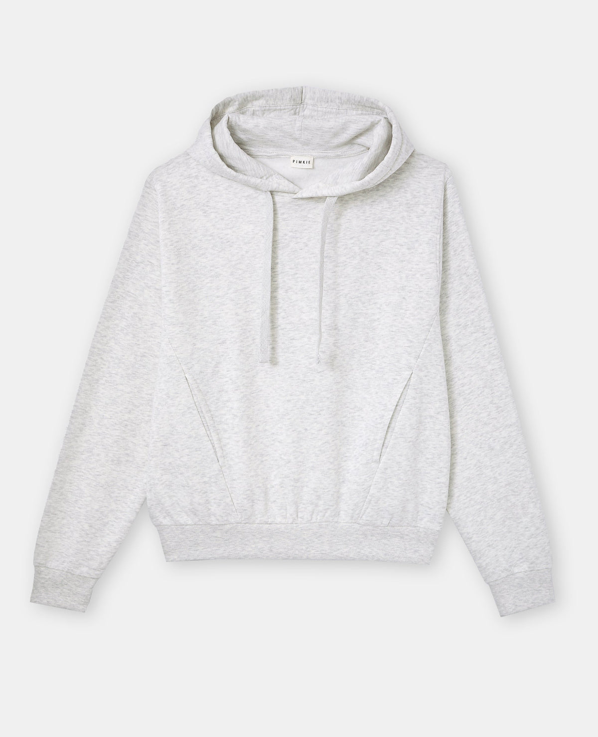 Sweat capuche avec jeux de couture