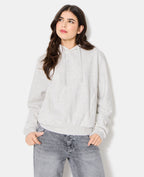 Sweat capuche avec jeux de couture