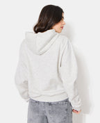 Sweat capuche avec jeux de couture