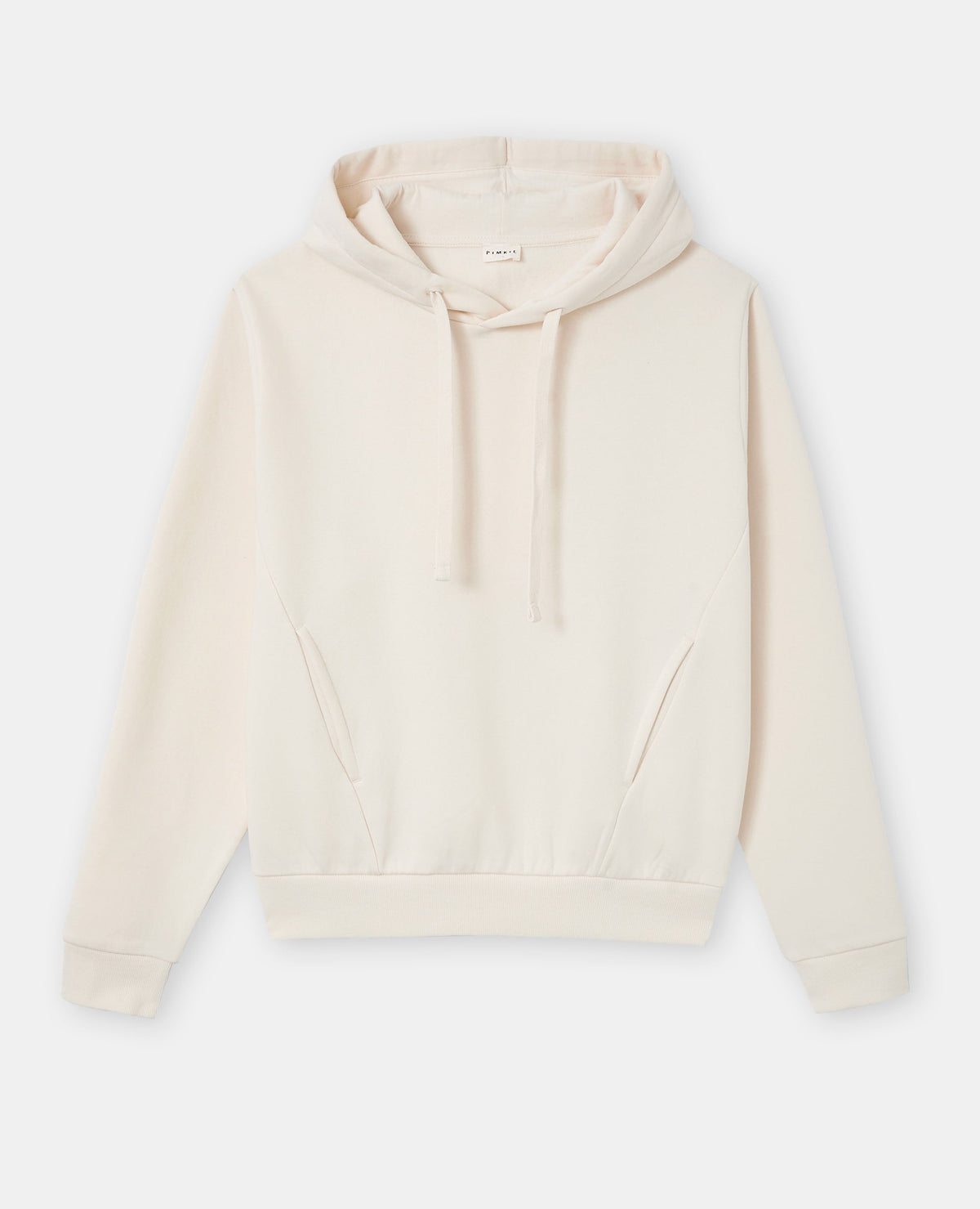 Sweat capuche avec jeux de couture
