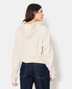 Sweat capuche avec jeux de couture