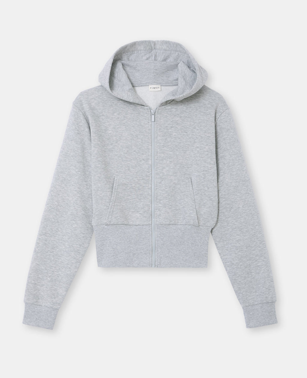 Sweat court zippé avec capuche