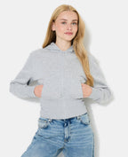Sweat court zippé avec capuche