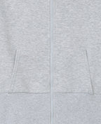 Sweat court zippé avec capuche