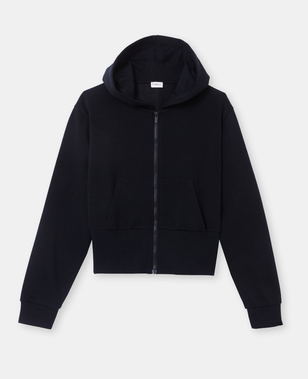 Sweat court zippé avec capuche