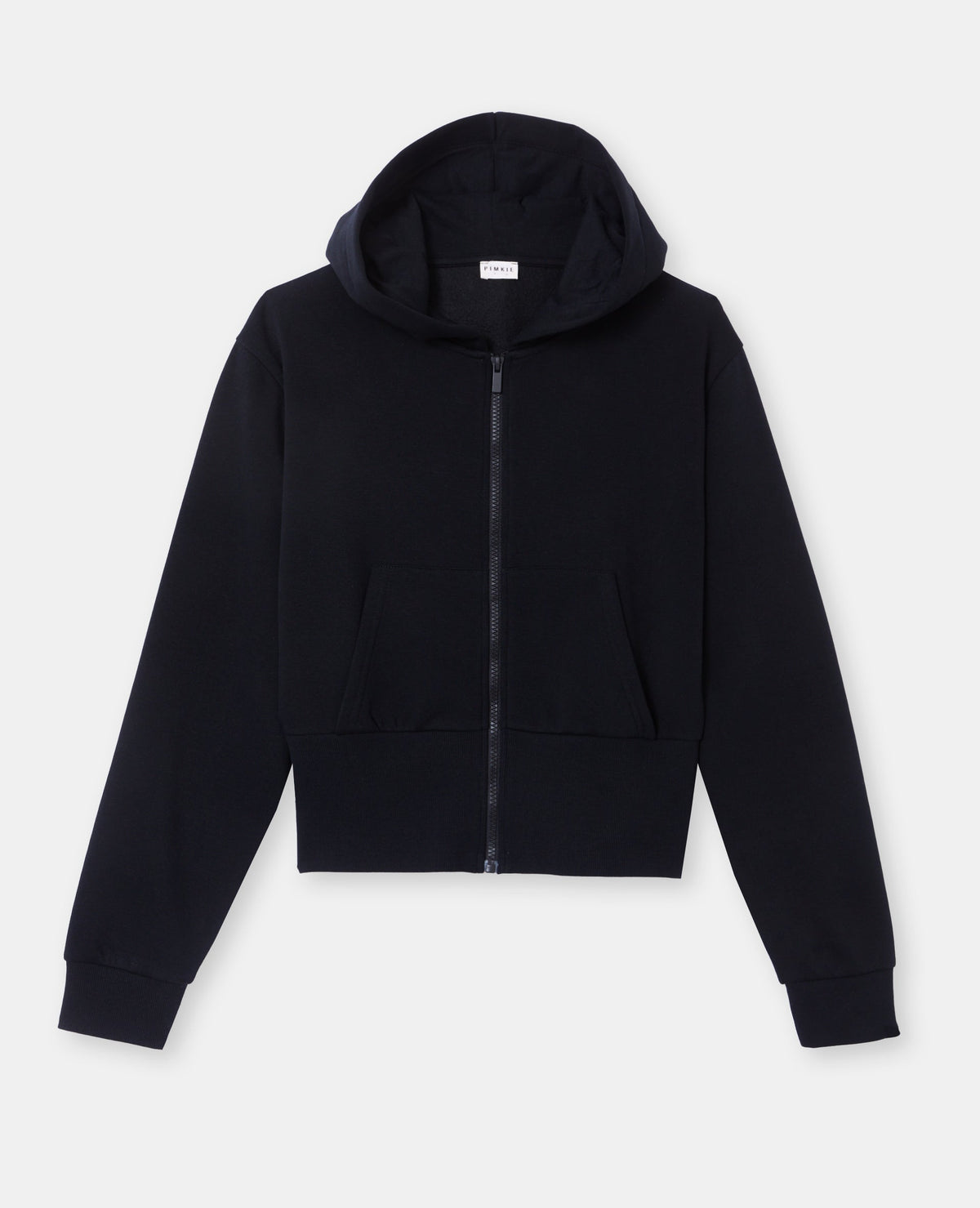 Sweat court zippé avec capuche