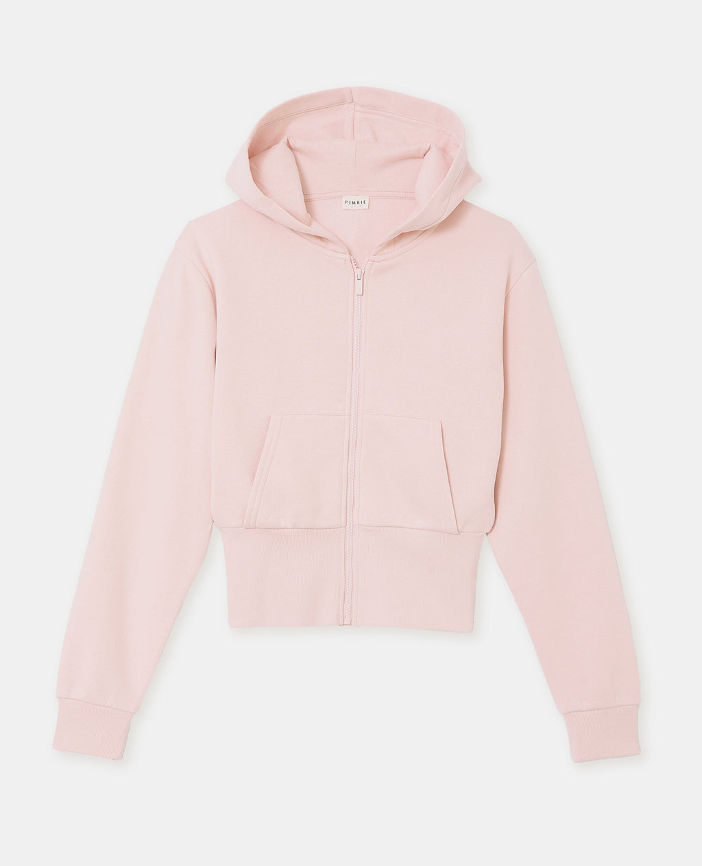 Sweat court zippé avec capuche
