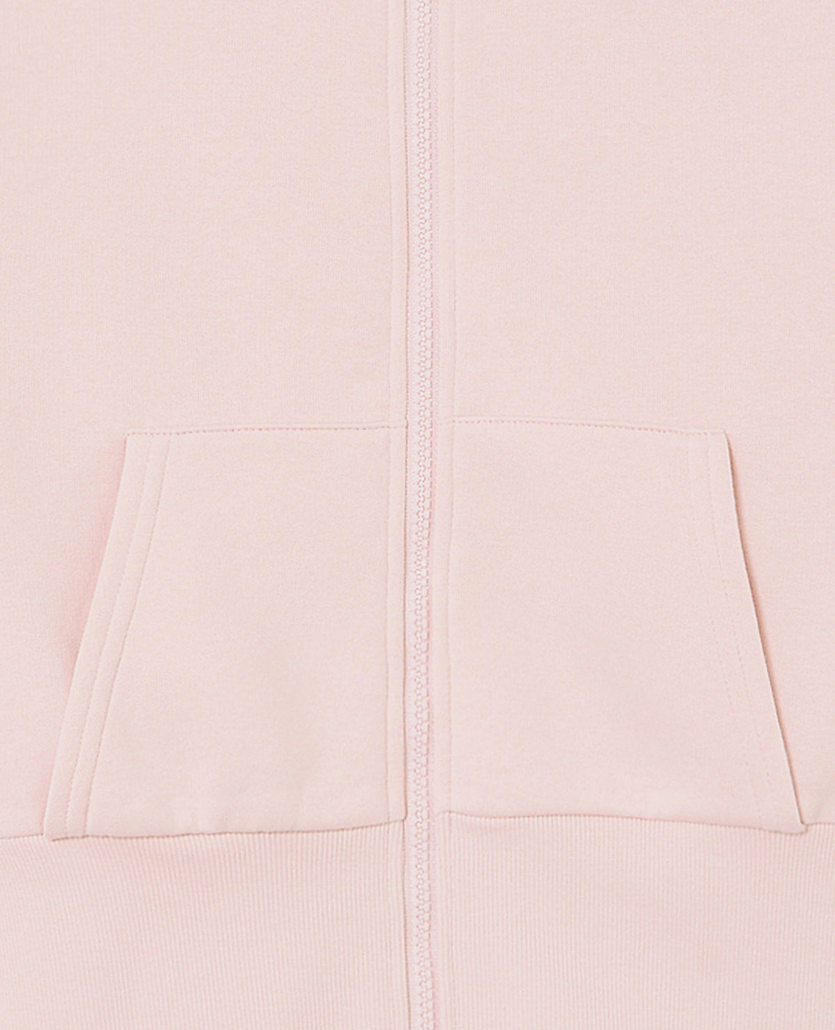 Sweat court zippé avec capuche