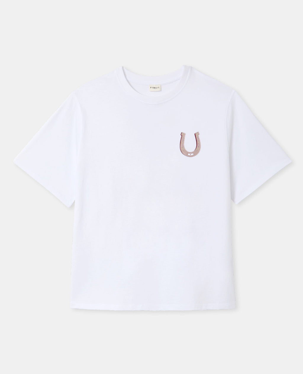 T-shirt oversize avec print poitrine et dos