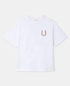 T-shirt oversize avec print poitrine et dos