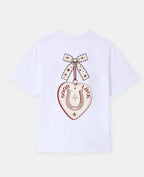 T-shirt oversize avec print poitrine et dos