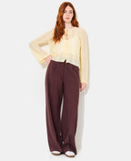Top en dentelle avec manches flare