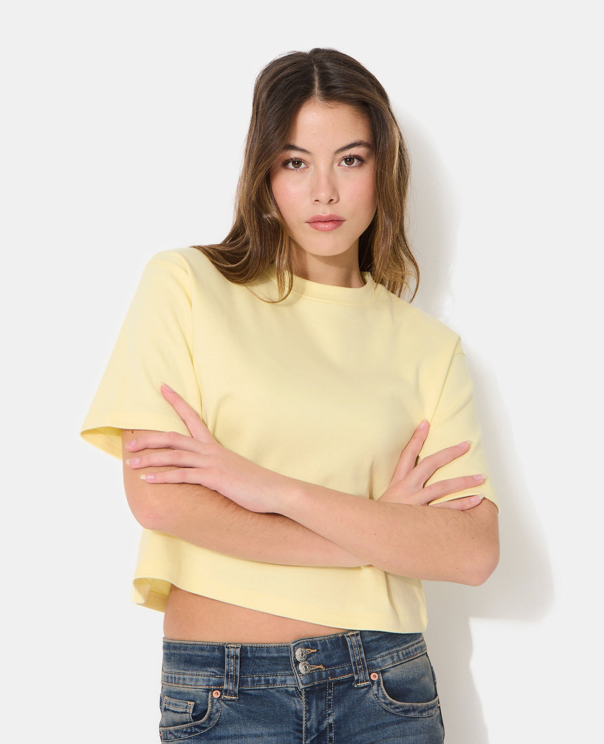 T-shirt basique ample et court