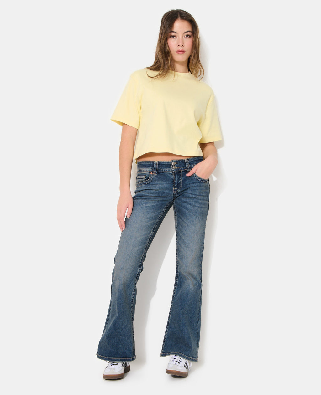 T-shirt basique ample et court