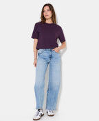 T-shirt ample et court col rond