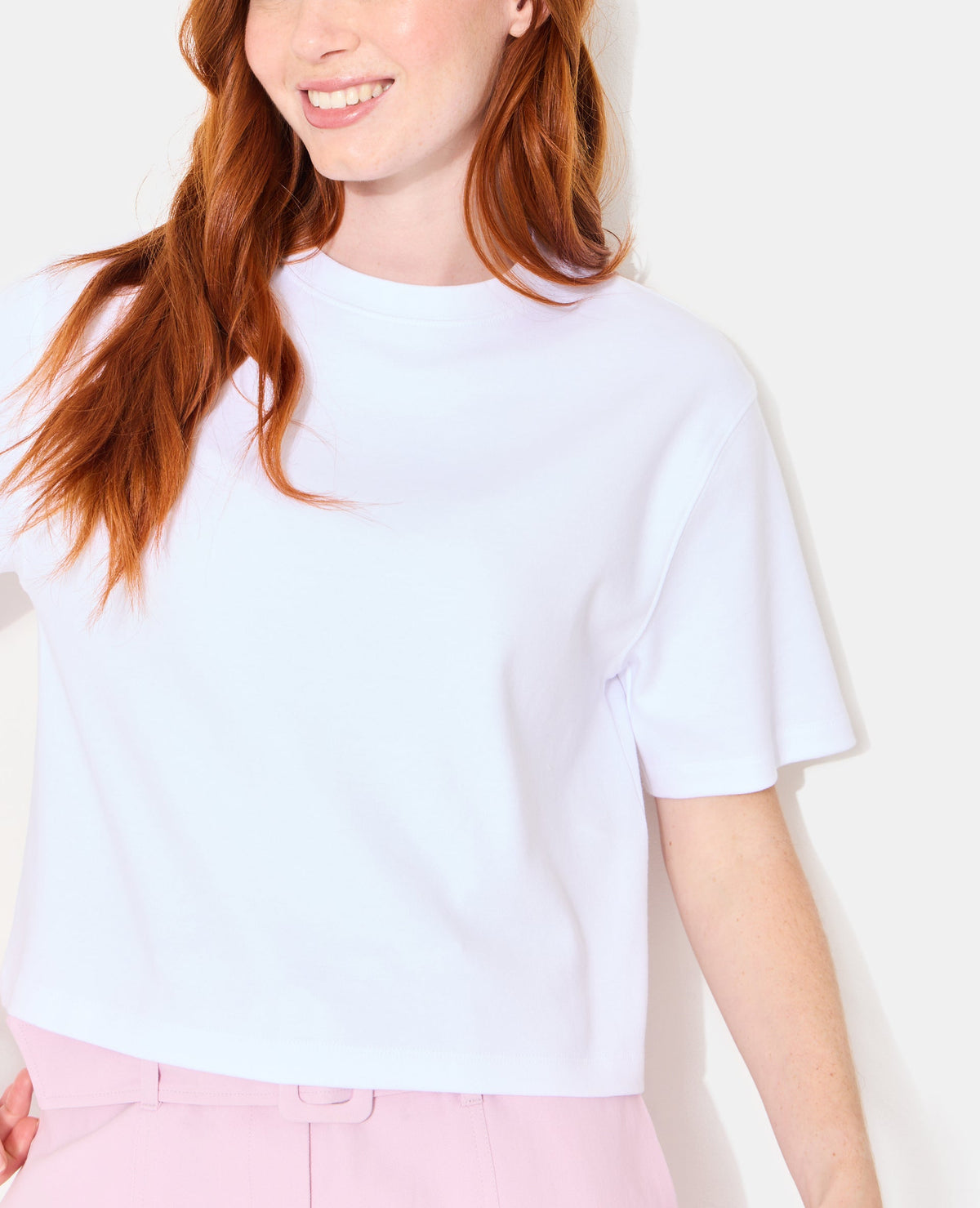 T-shirt basique ample et court