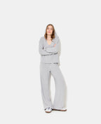 T-shirt manches longues en tissu doux avec capuche