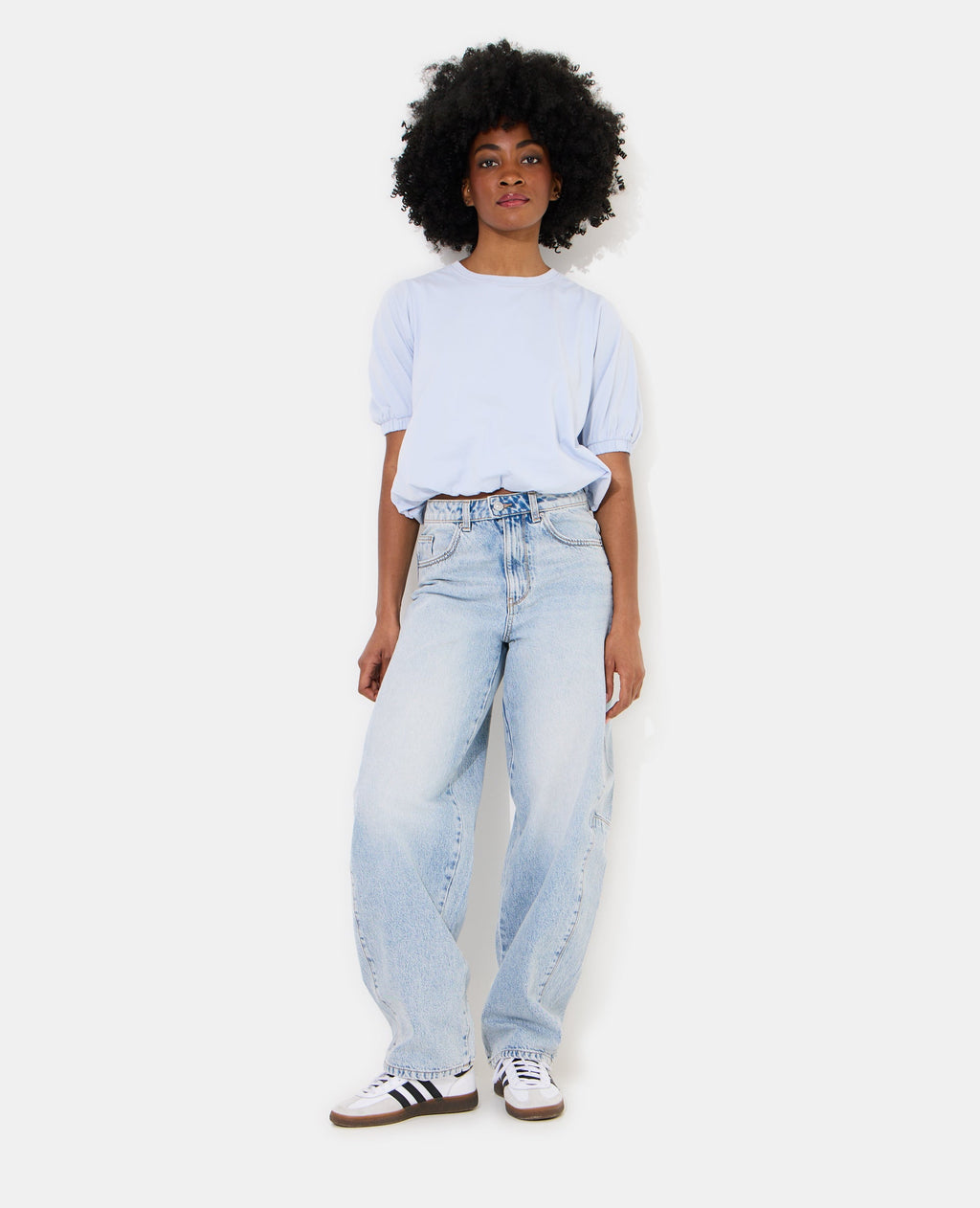 T-shirt boule détails élastiqués