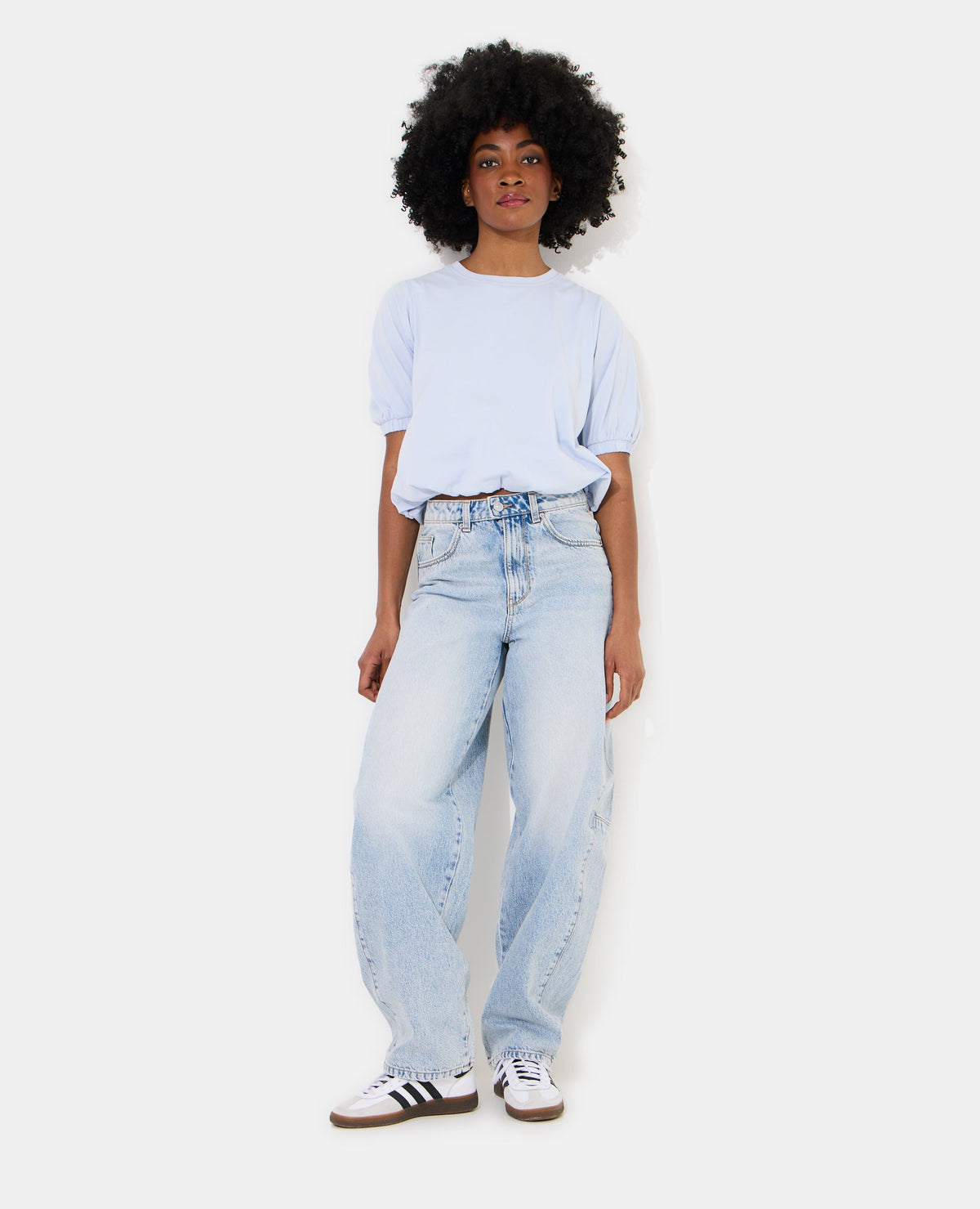 T-shirt boule détails élastiqués