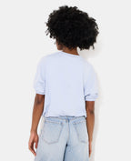 T-shirt boule détails élastiqués