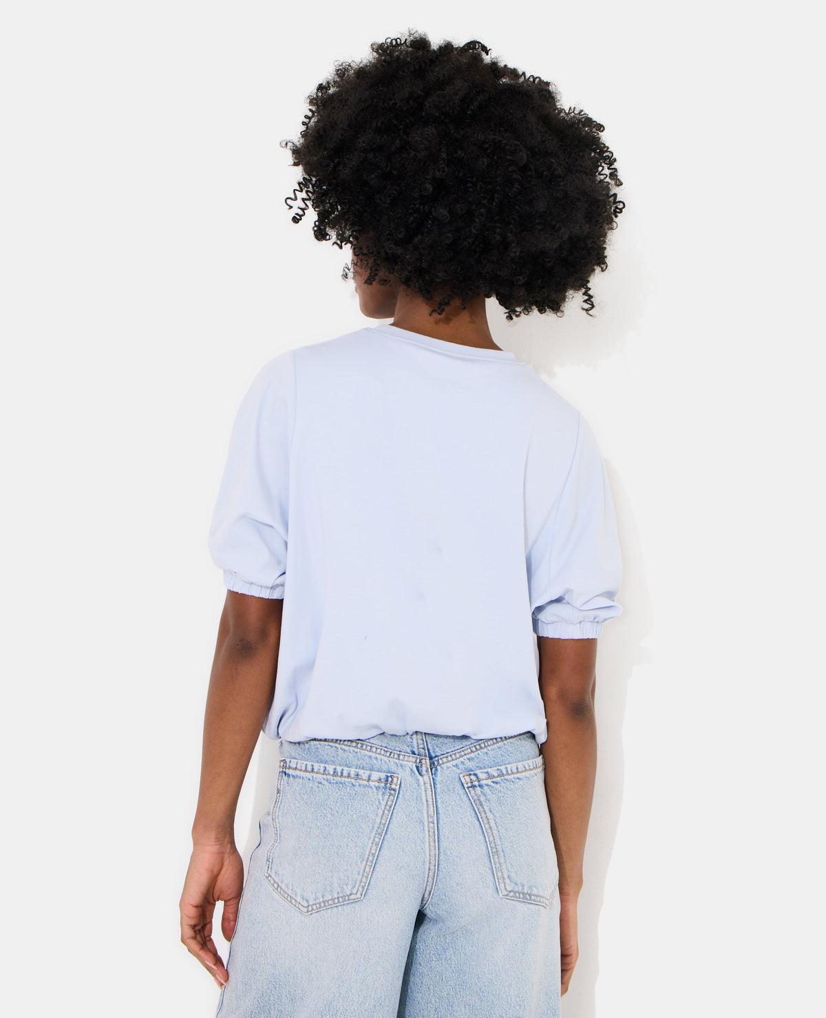 T-shirt boule détails élastiqués