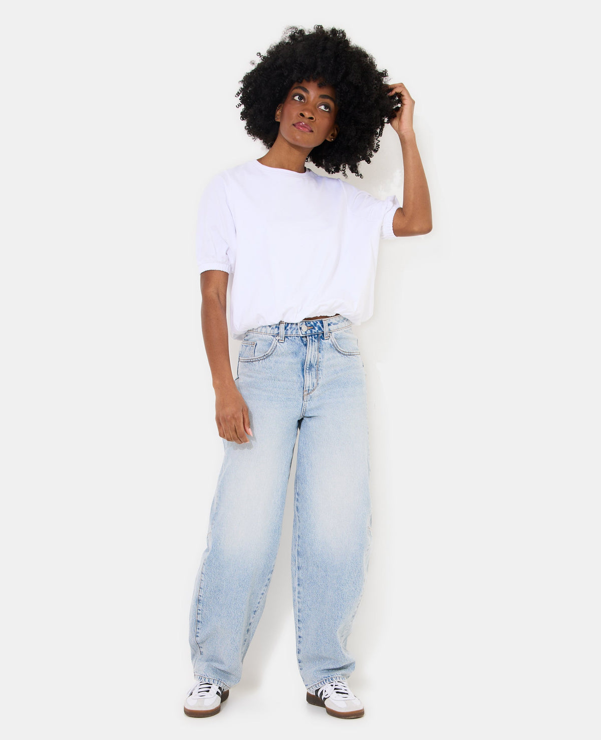 T-shirt boule détails élastiqués