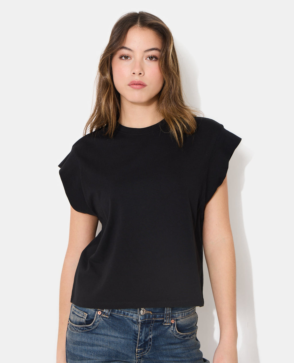 T-shirt à mancherons