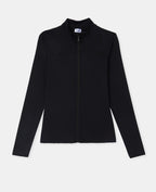 Gilet zippé en matière sculptante