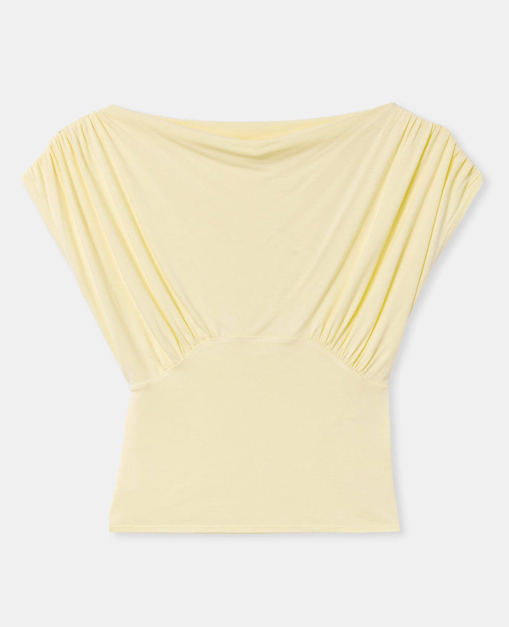 Top fluide avec drapé