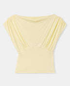 Top fluide avec drapé