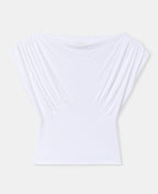 Top fluide avec drapé