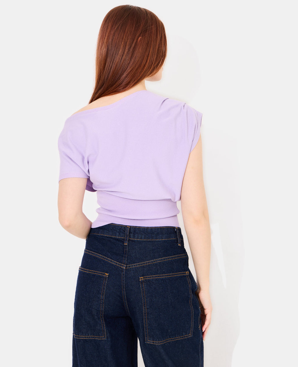 Pull sans manches asymétrique