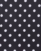 Top court dos ouvert motif pois