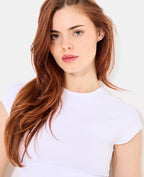 T-shirt asymétrique avec détail bijou