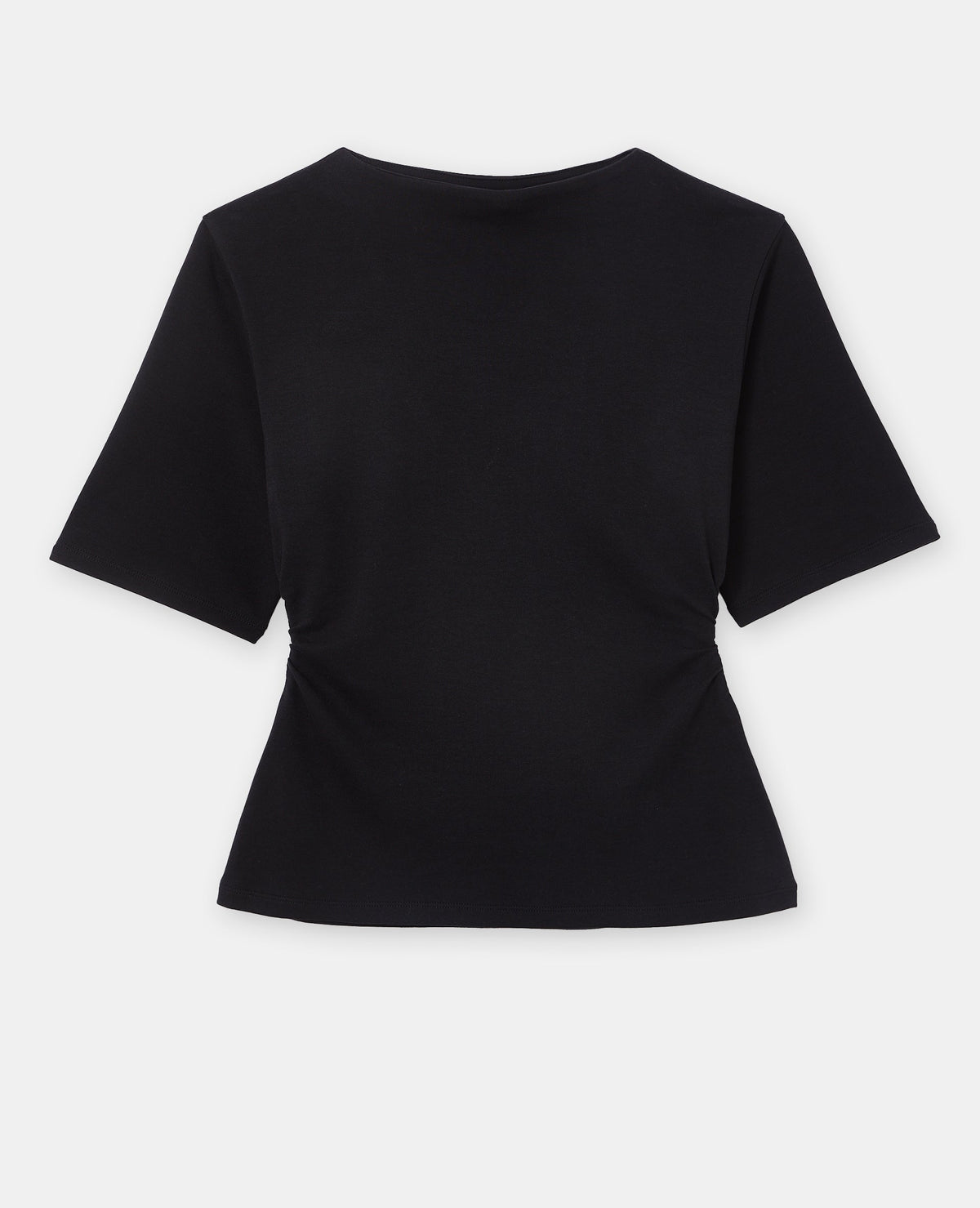 T-shirt avec taille resserrée et froncée