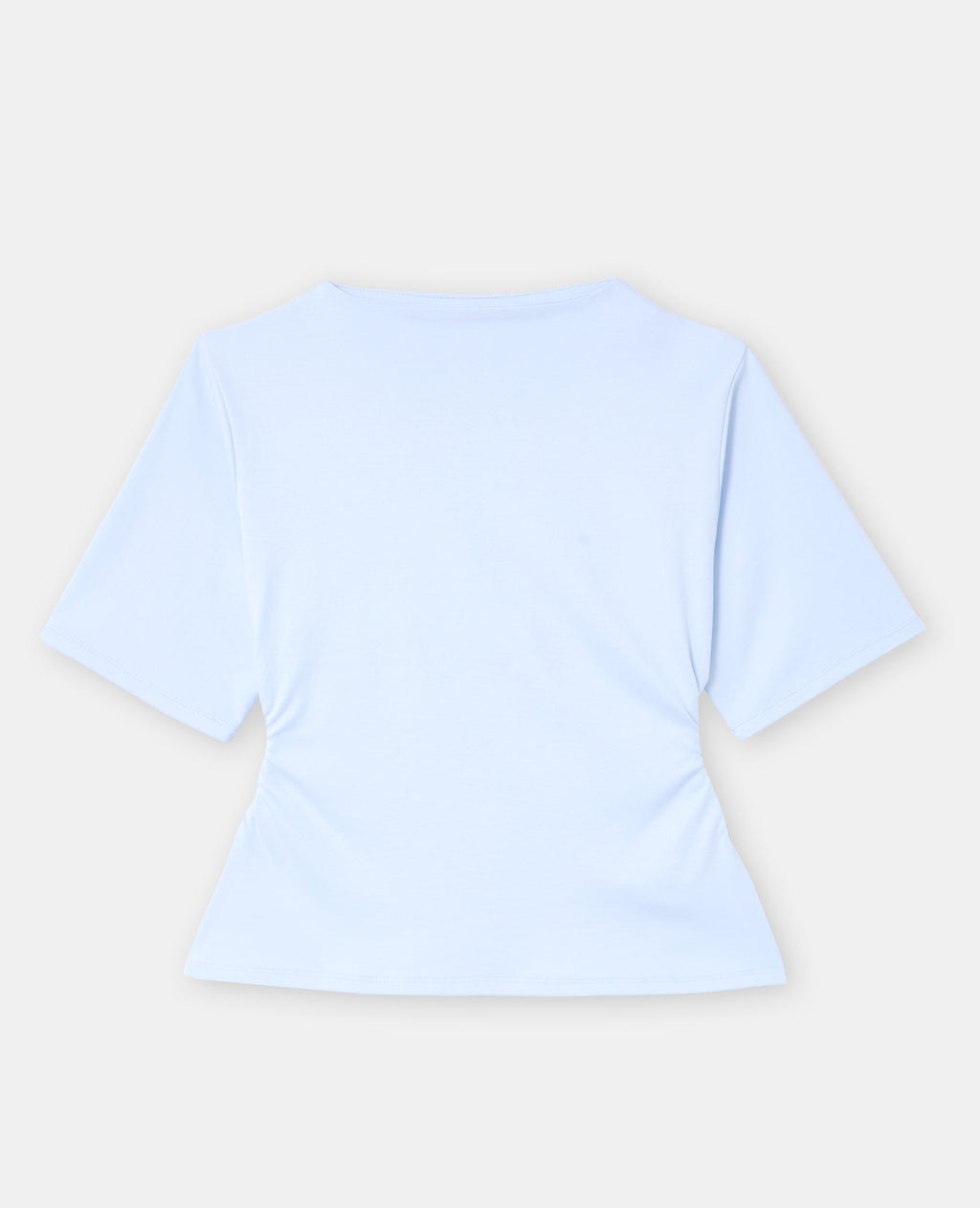 T-shirt avec taille resserrée et froncée