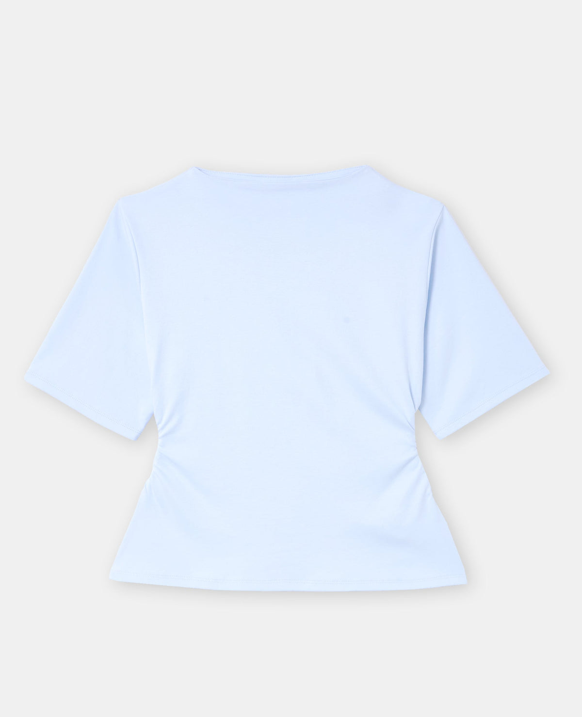 T-shirt avec taille resserrée et froncée